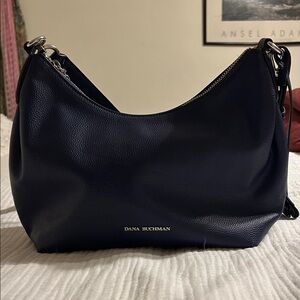 Vintage Dana Buchman Dark Blue Shoulder Bag